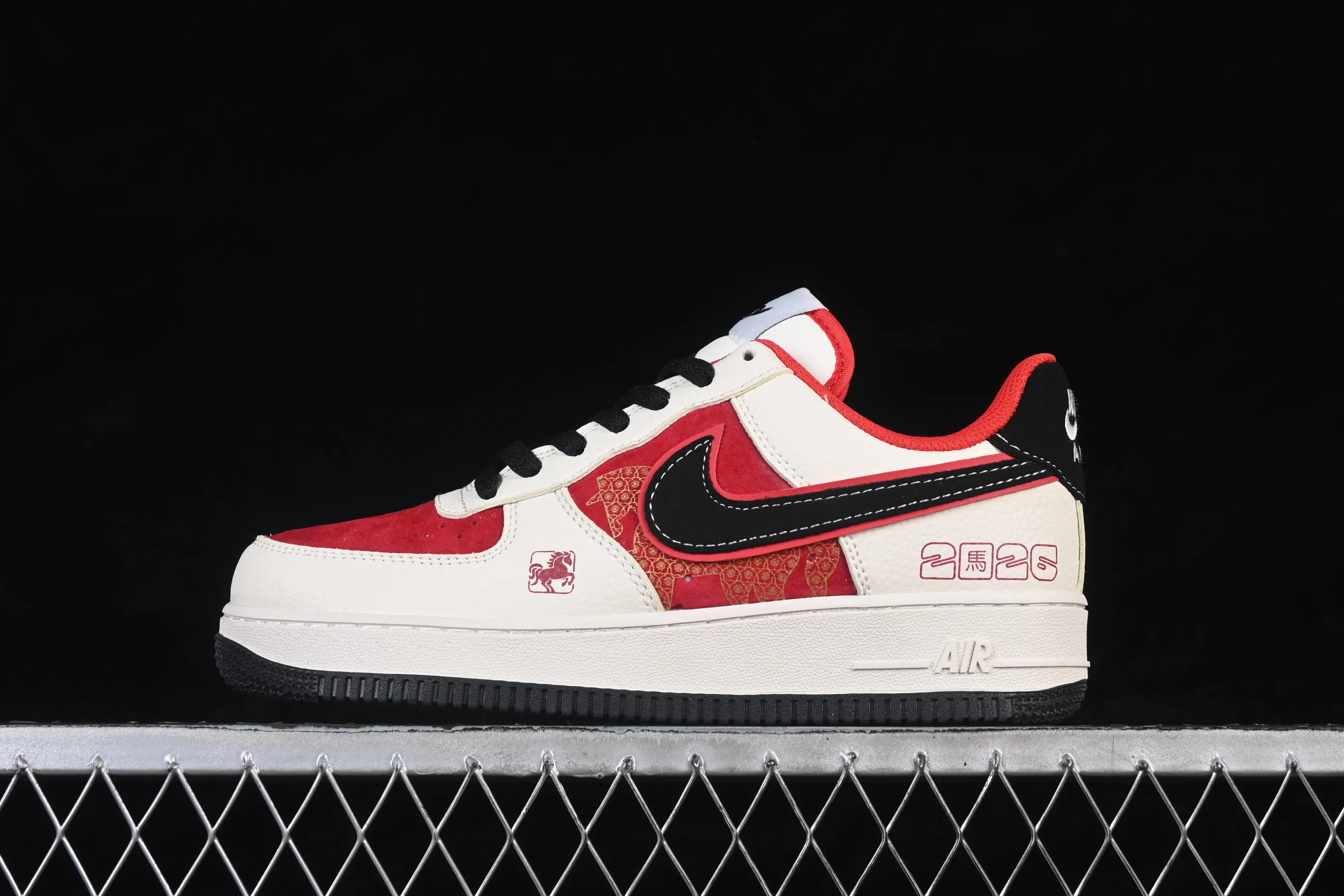 All Categories Nk Air Force 1 Air Force Series Nk Air Force 1 Low Air Force Low Nike Air Force 1'07 Low Year of the Horse Limited White Black Red Air Force One Low Casual Shoes DN1688-822